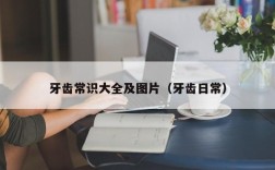 牙齿常识大全及图片（牙齿日常）