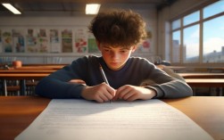 描写考试的作文英文