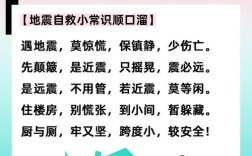 安全教育地震口诀有哪些要点？