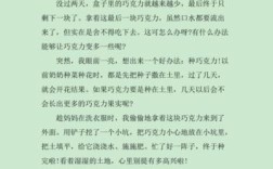 制作巧克力作文