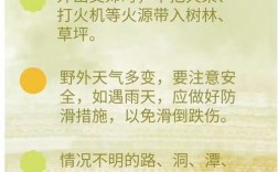 户外活动有哪些必备小常识？