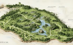 雅思小作文地图小岛，雅思小作文地图怎么写