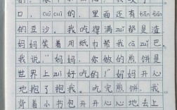 饼状作文，饼的作文