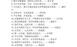 安全教育名言绝句