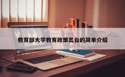 教育部大学教育政策出台的简单介绍