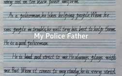 警察的英语作文