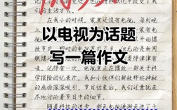 电视利与弊作文