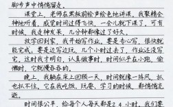 限制时间的作文