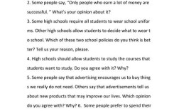 英语口语大赛即兴问答