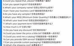 外贸日常口语，外贸日常口语怎么说