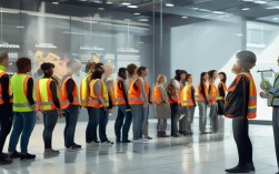 排队安全教育图片，如何有效传递安全意识？