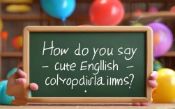 英文口语可爱，英文口语可爱怎么说