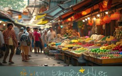 2025雅思口语高频话题street market如何回答拿高分？