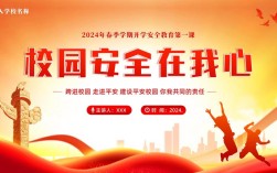 放学安全教育春天