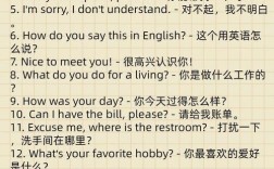 基本交流口语对话，基本交流口语对话技巧