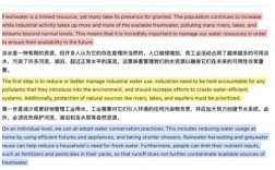 水资源图表英文作文，水资源英文文章