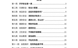 大班安全教育事项