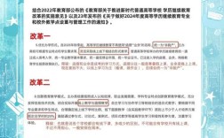 教育改革政策汇编有何核心变化？
