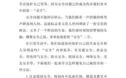 安全教育 500字