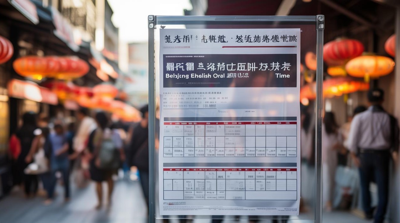 北京 英语口语，北京英语口语考试时间