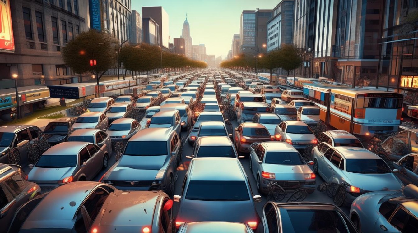 车辆拥堵 英语作文