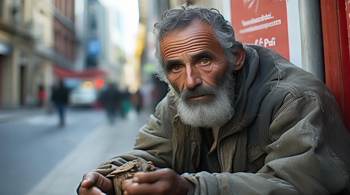 关于乞讨的英语作文