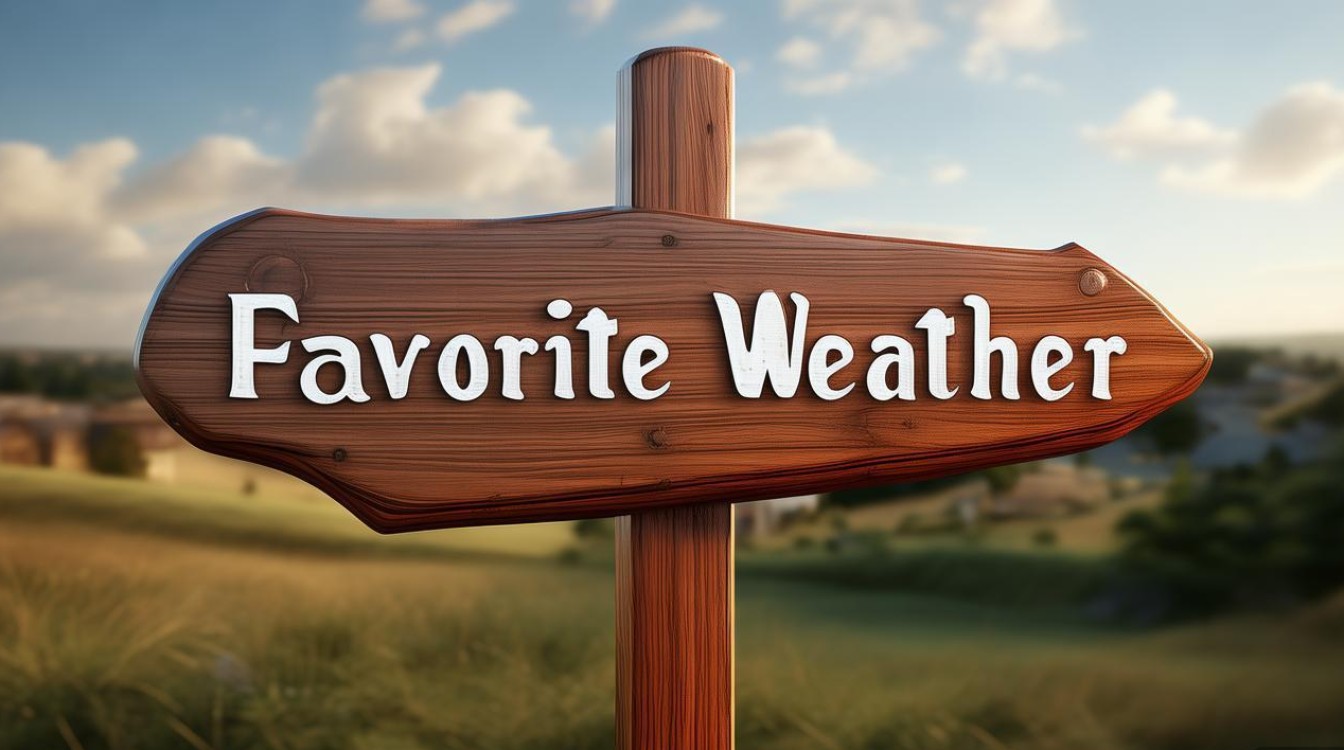 favourite weather口语