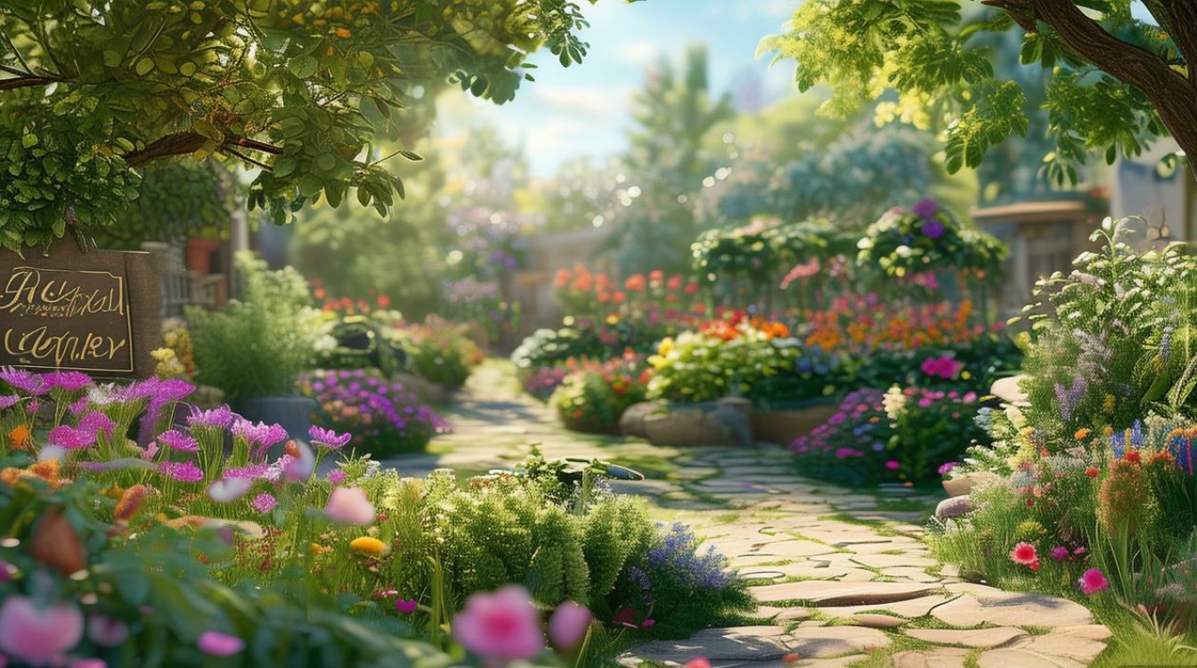 beautiful garden口语