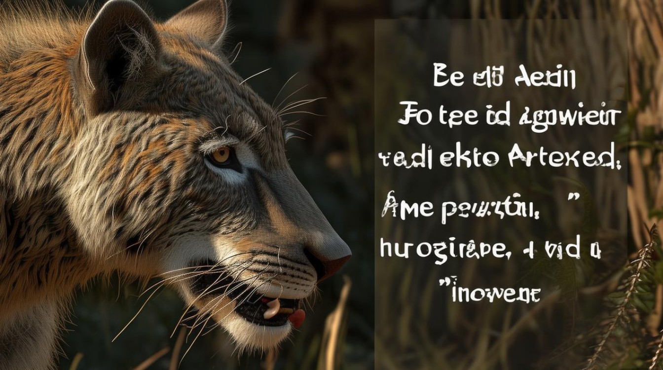 a wild animal雅思口语