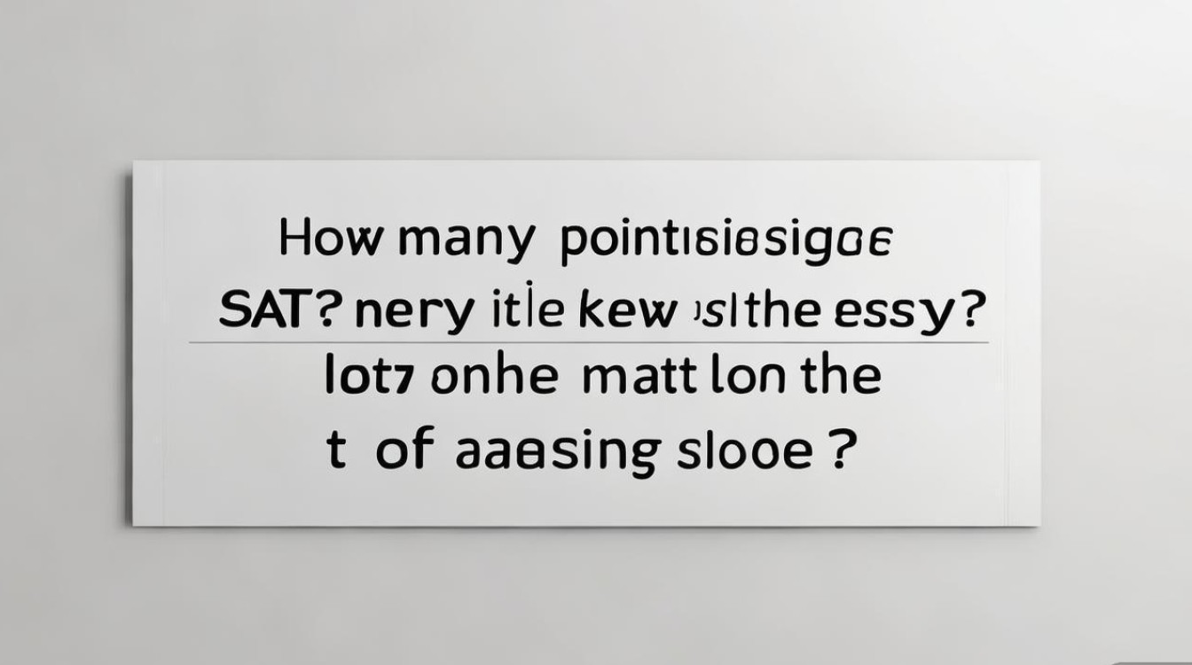 新sat作文多少分，新sat作文多少分及格