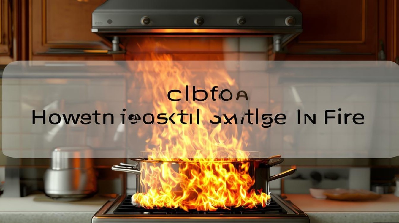 安全教育 油锅着火