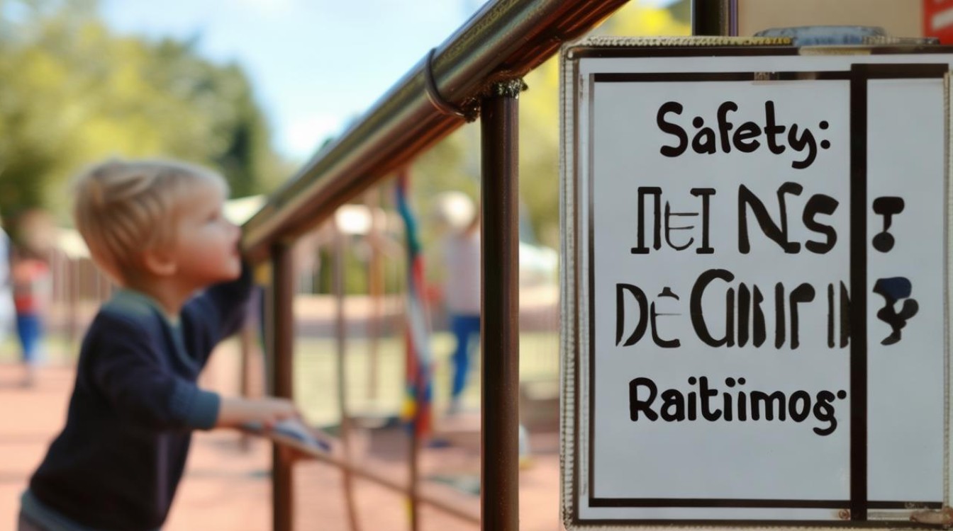 安全教育爬栏杆