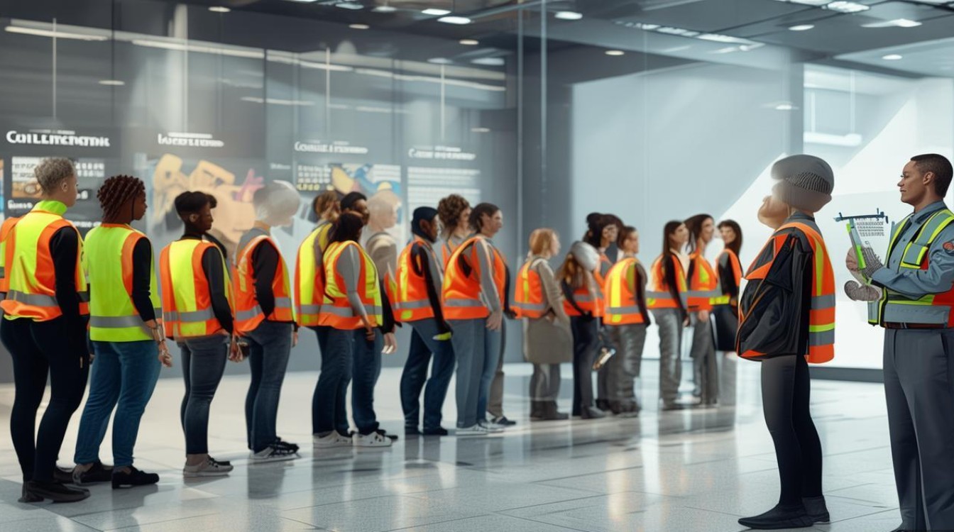 排队安全教育图片