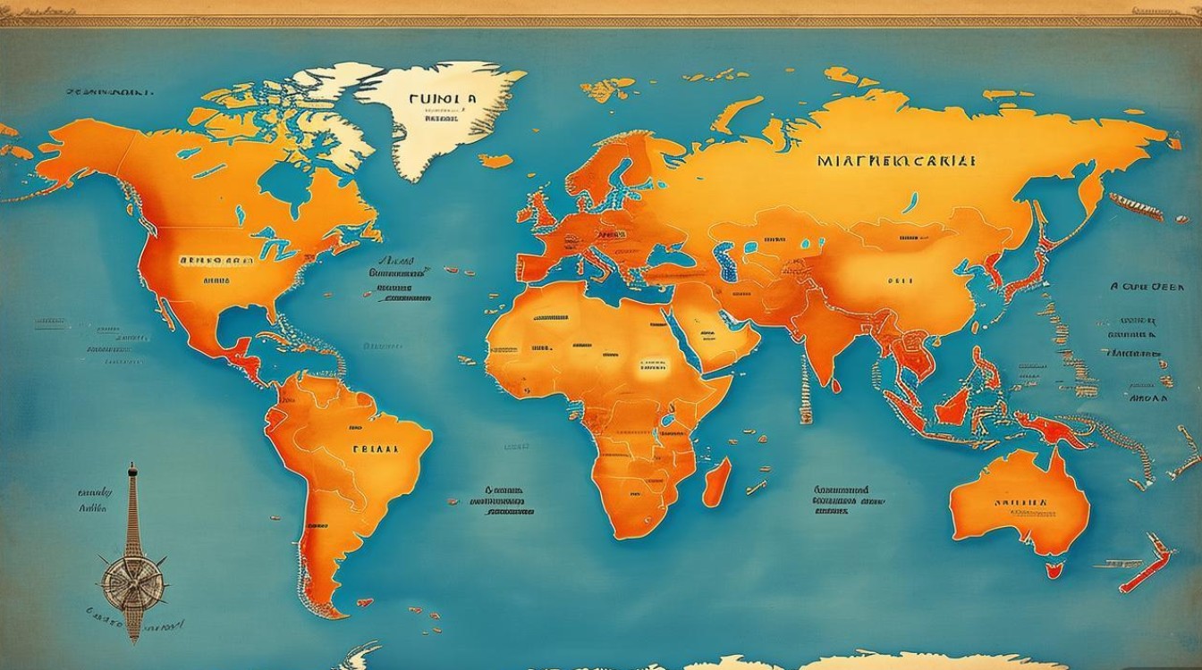 世界地图小作文