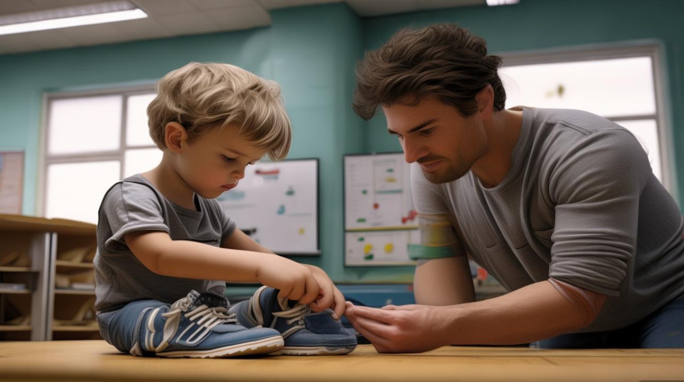 系鞋带安全教育