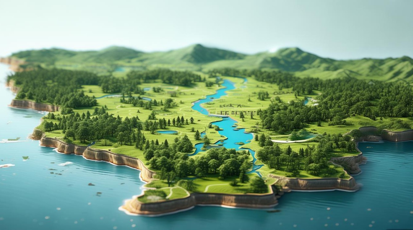 雅思作文地图岛