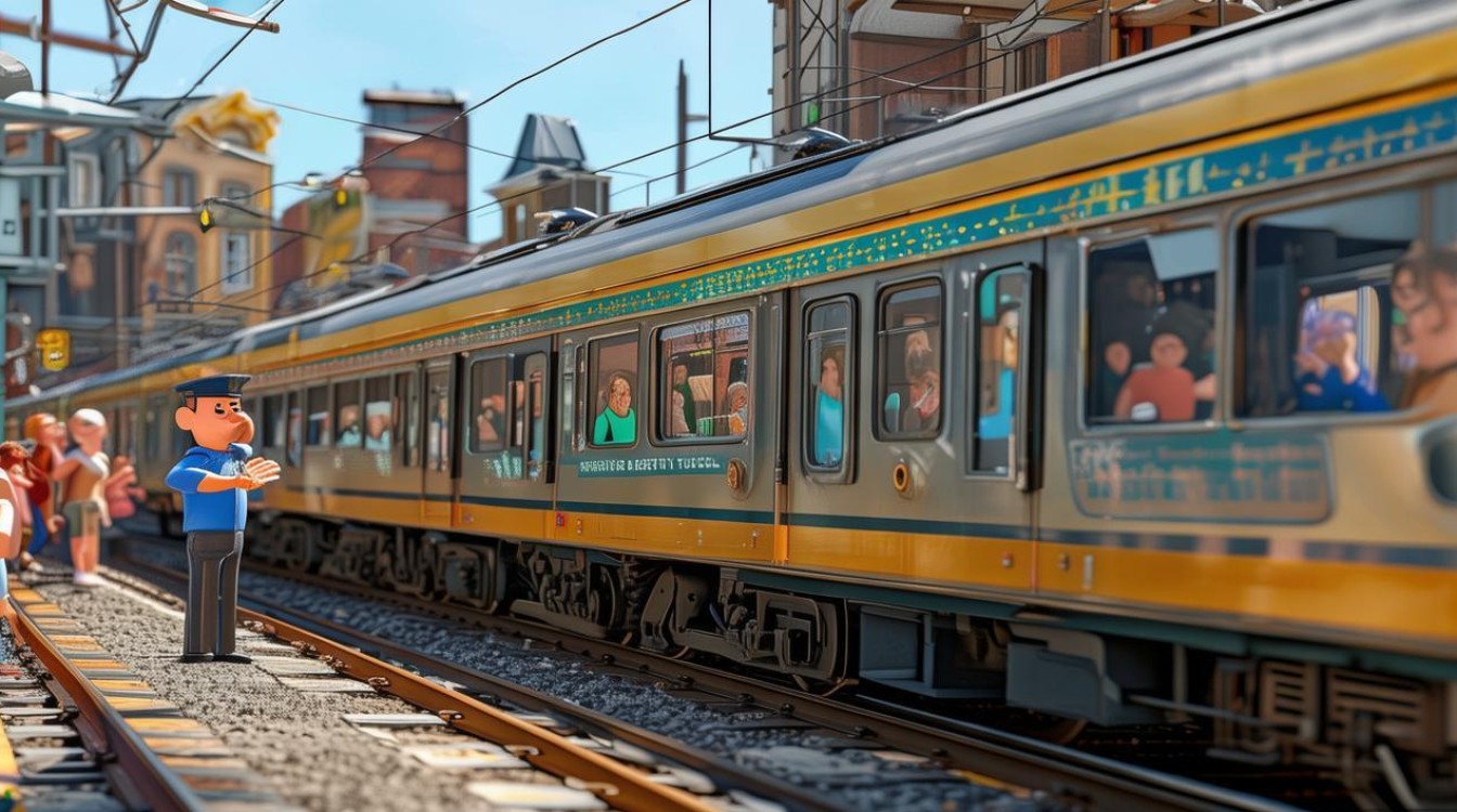 火车安全教育动画