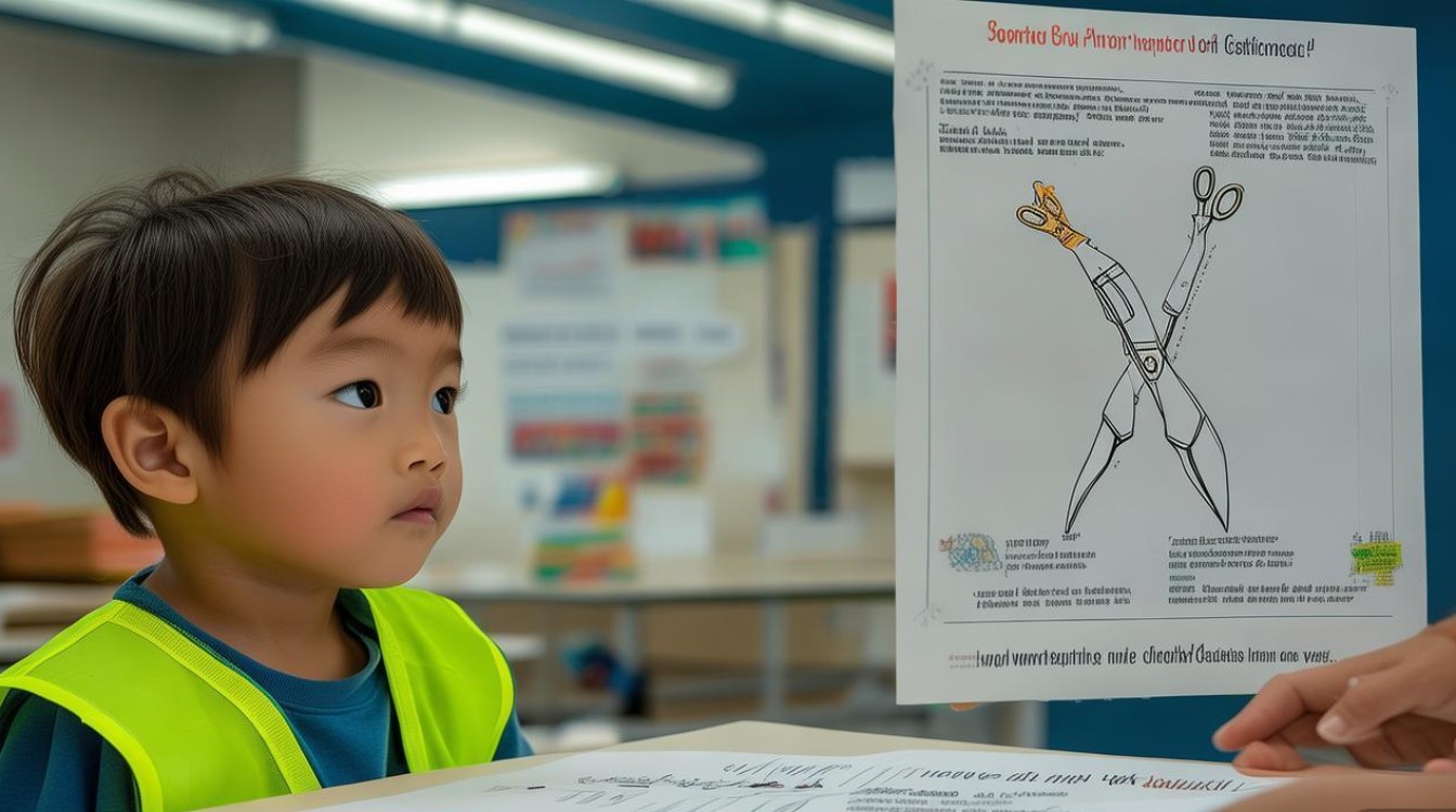 安全教育 使用剪刀