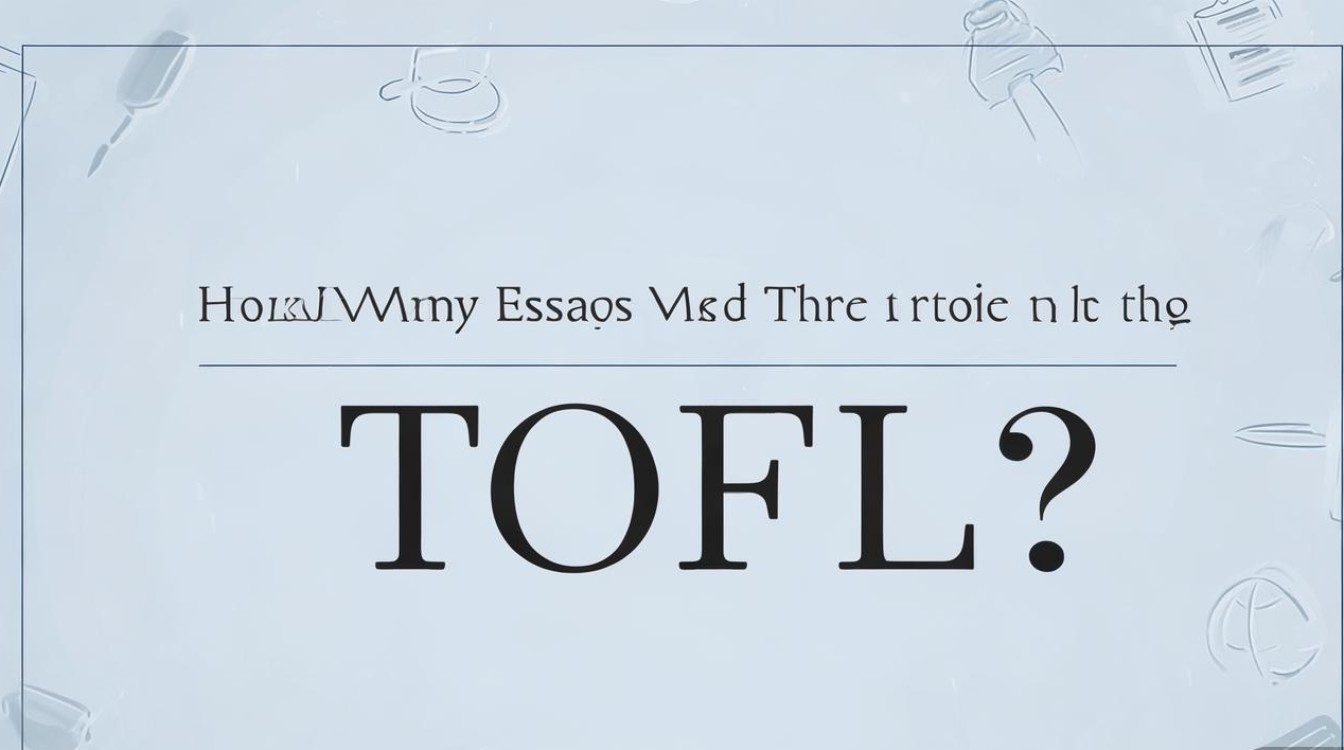 托福有几个作文