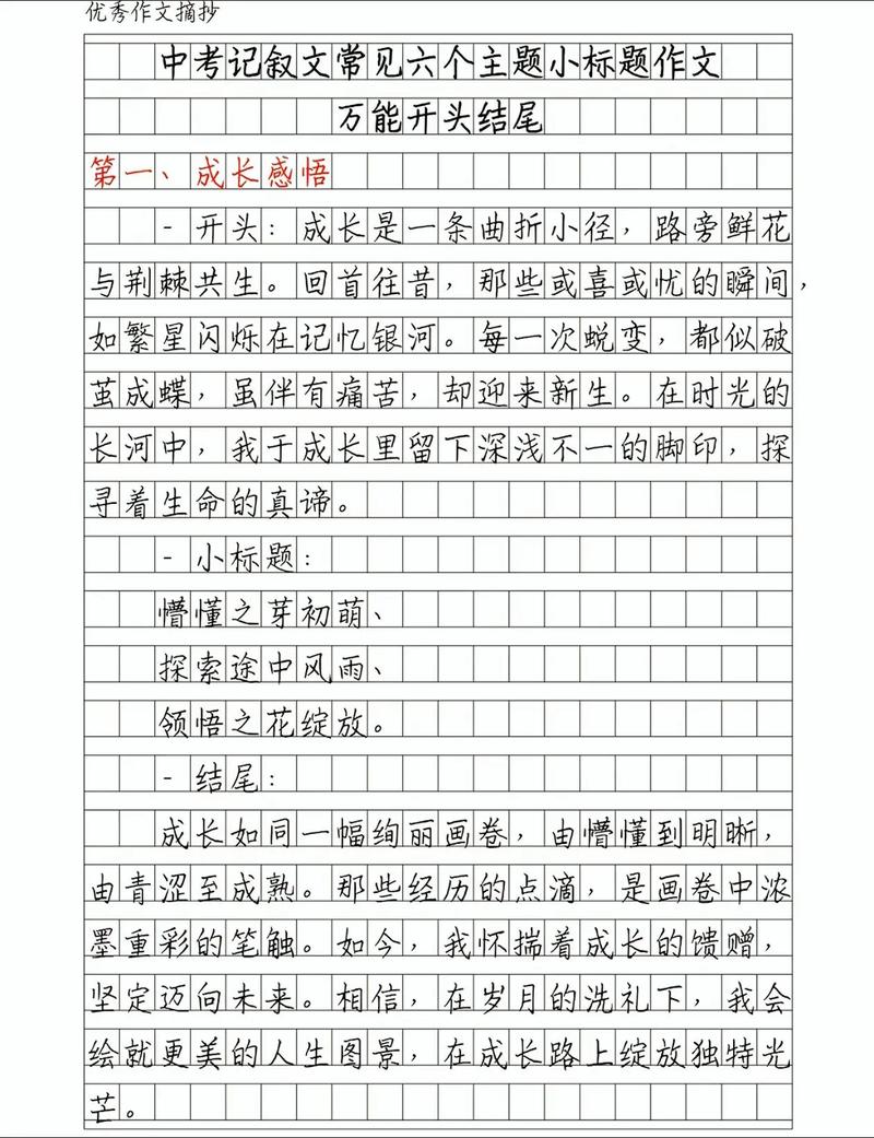 小作文什么类型