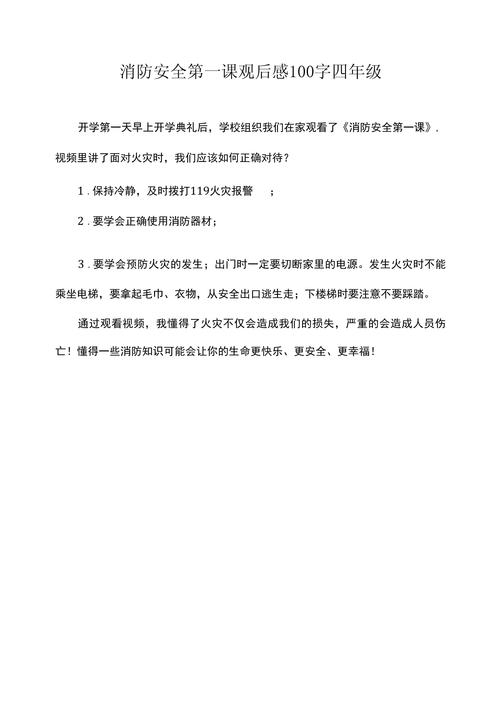 安全教育有感100