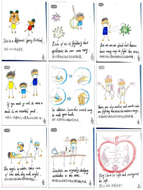 小学生防疫小常识英文