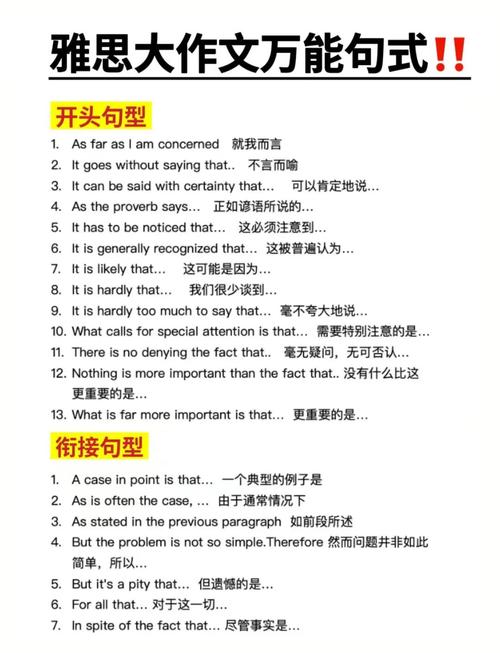 雅思大作文语言