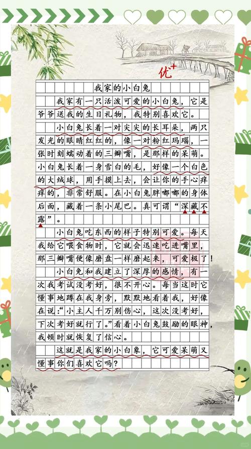 作文动物的实验