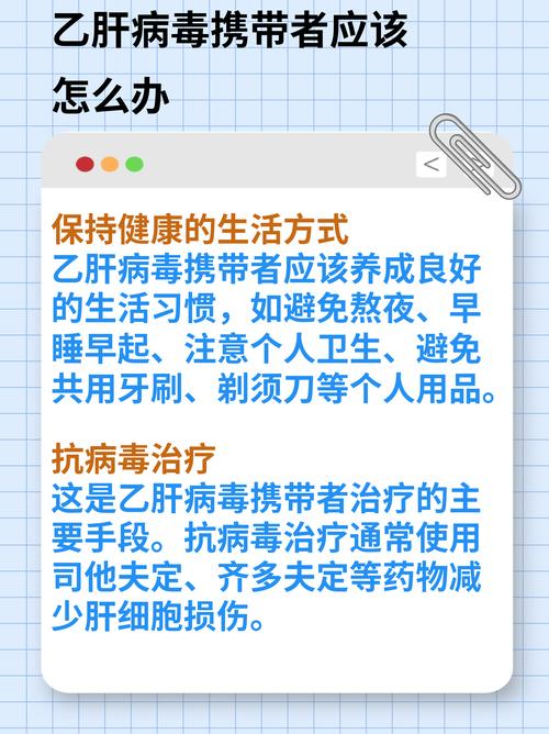 乙肝常识抗病毒治疗