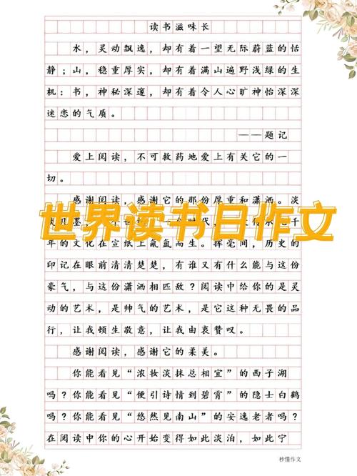 阅读类作文范文