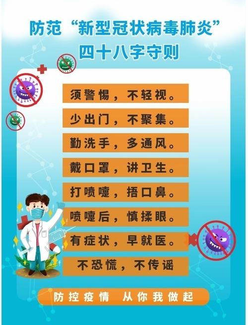 新型冠状病毒防护小常识