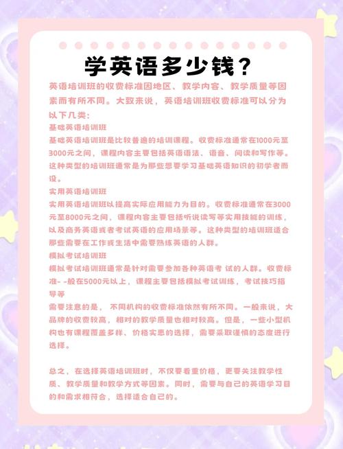 北京英语口语培训费用