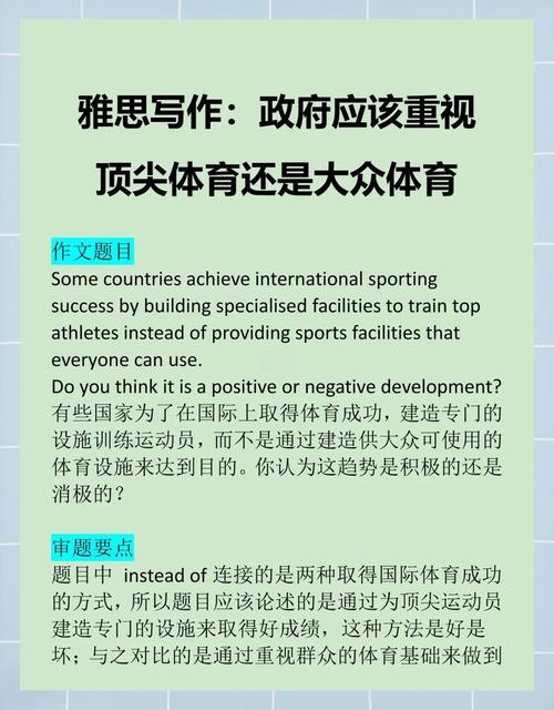 雅思小作文运动