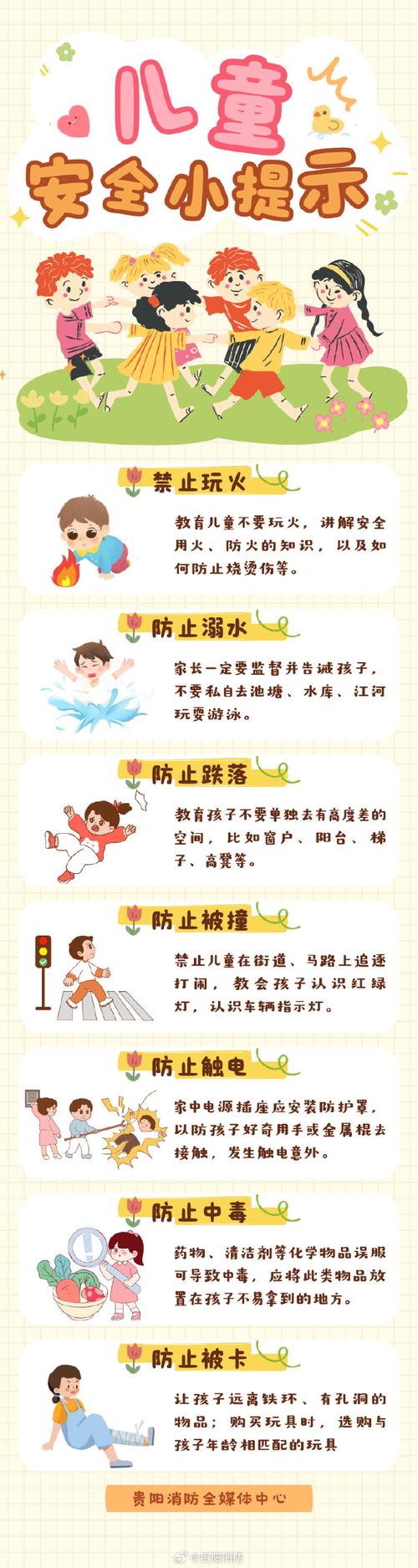 6岁孩子学的安全常识